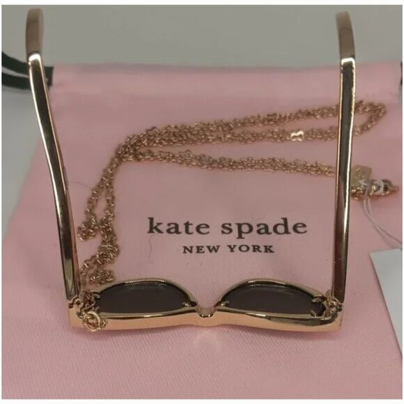 KATE SPADE NY MADE IN THE SHADE SUNGLASSES NECKLACE - Picture 8 of 9